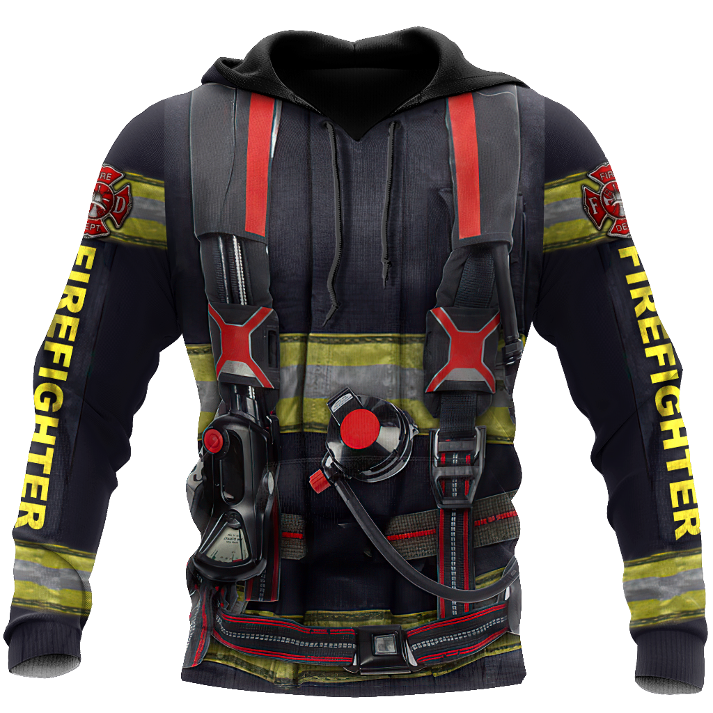 Customize Name Firefighter Hoodie For Men And Women TNA06052106