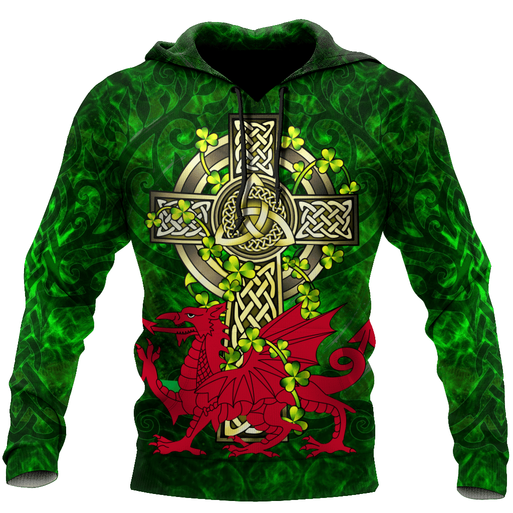 Wales Saint Patrick's Day 3D All Over Printed Shirts For Men And Women TN