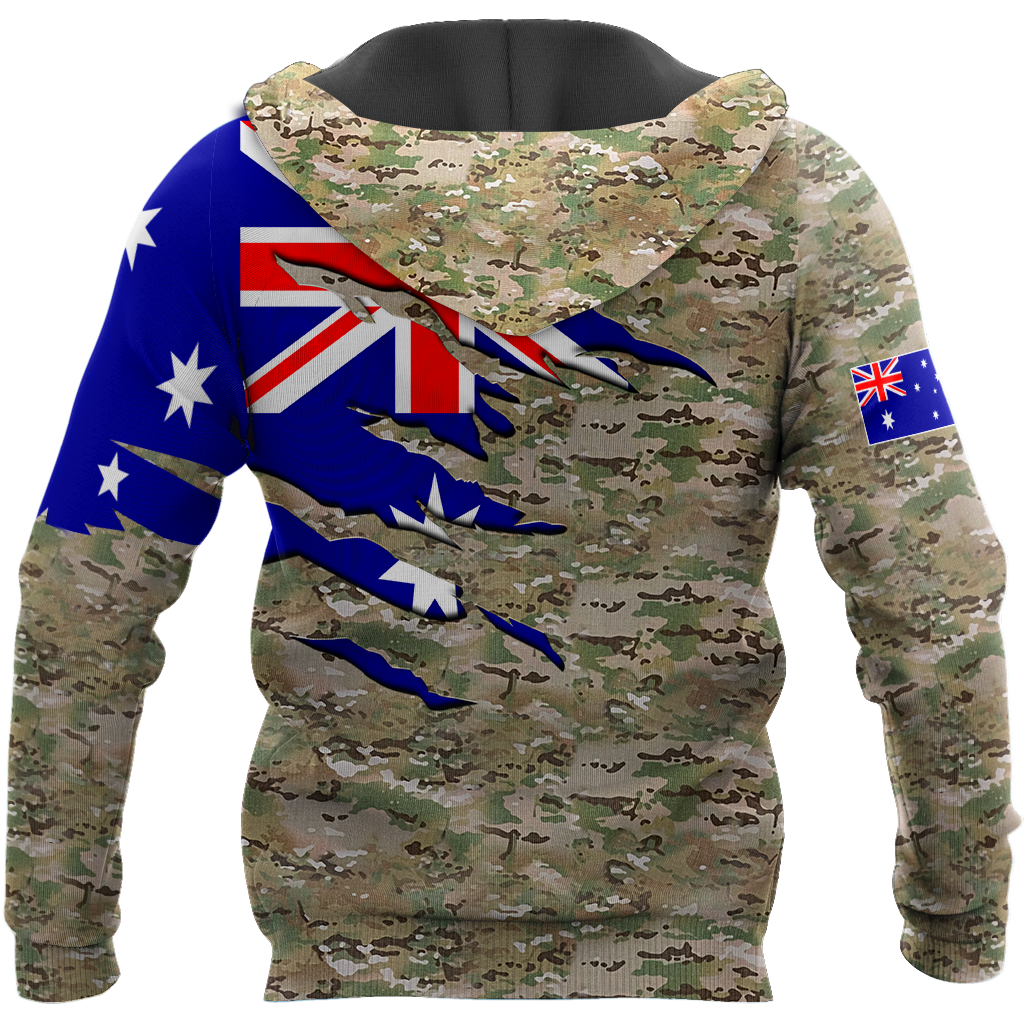 Tmarc Tee Remembrance Australia in my heart Camo 3D print shirts