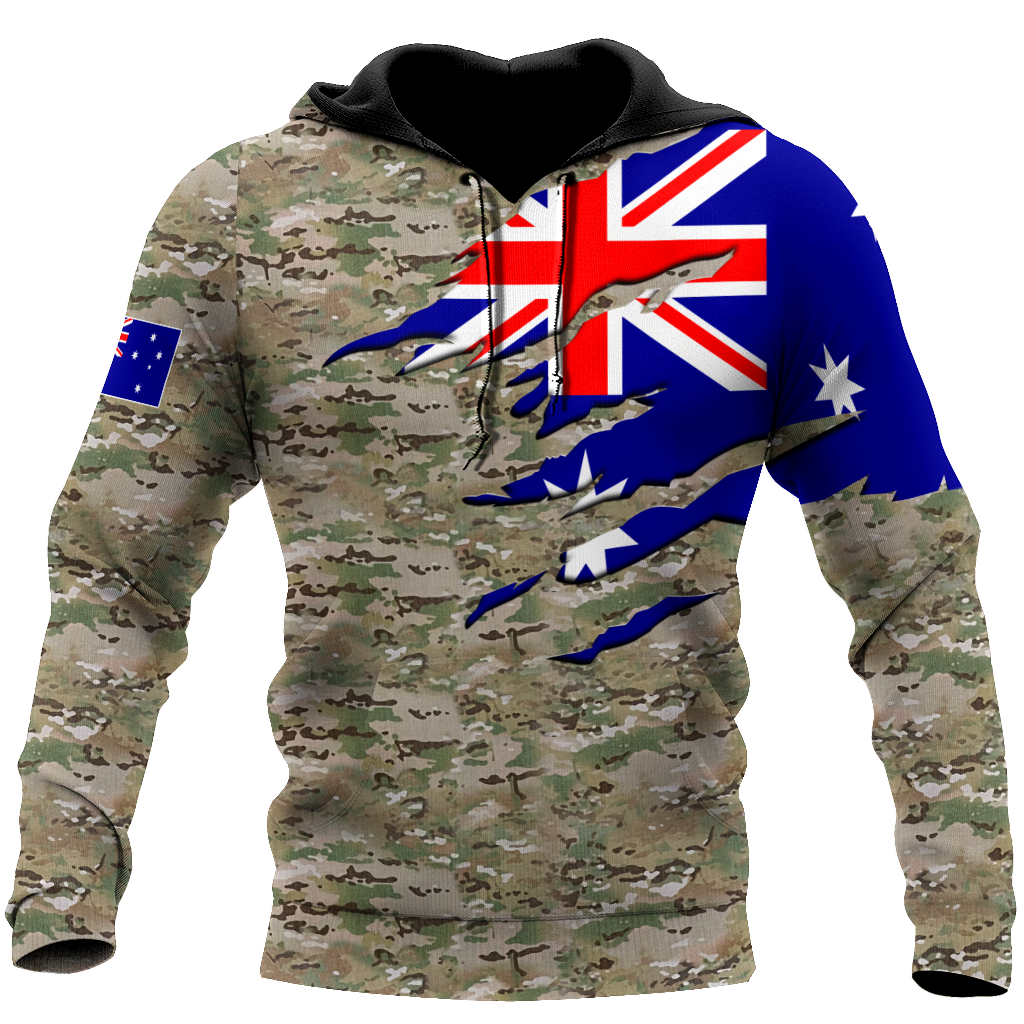 Tmarc Tee Remembrance Australia in my heart Camo 3D print shirts
