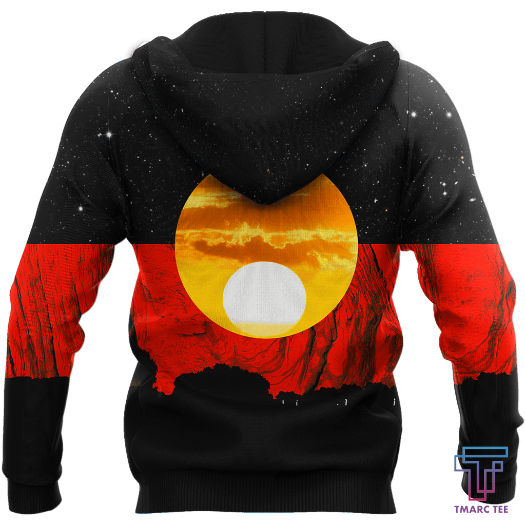 Tmarc Tee Australia Koori Kangaroo Aboriginal Flag™ All Over Print Hoodies HC