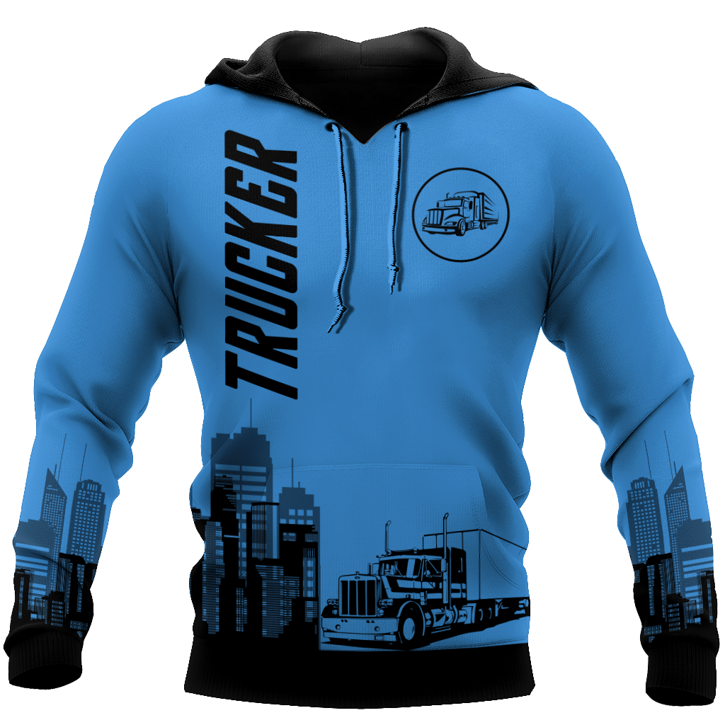 Trucker 3D All Over Printed Shirts For Men and Women