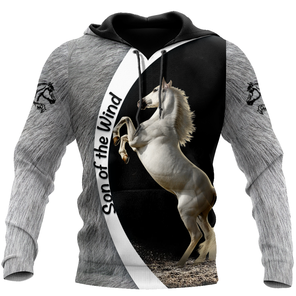 Beautiful White Horse 3D All Over Printed Shirts For Men And Women TNA11202001CL