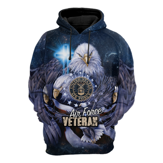 Air Force Veteran 3D All Over Printed Shirts For Men and Women