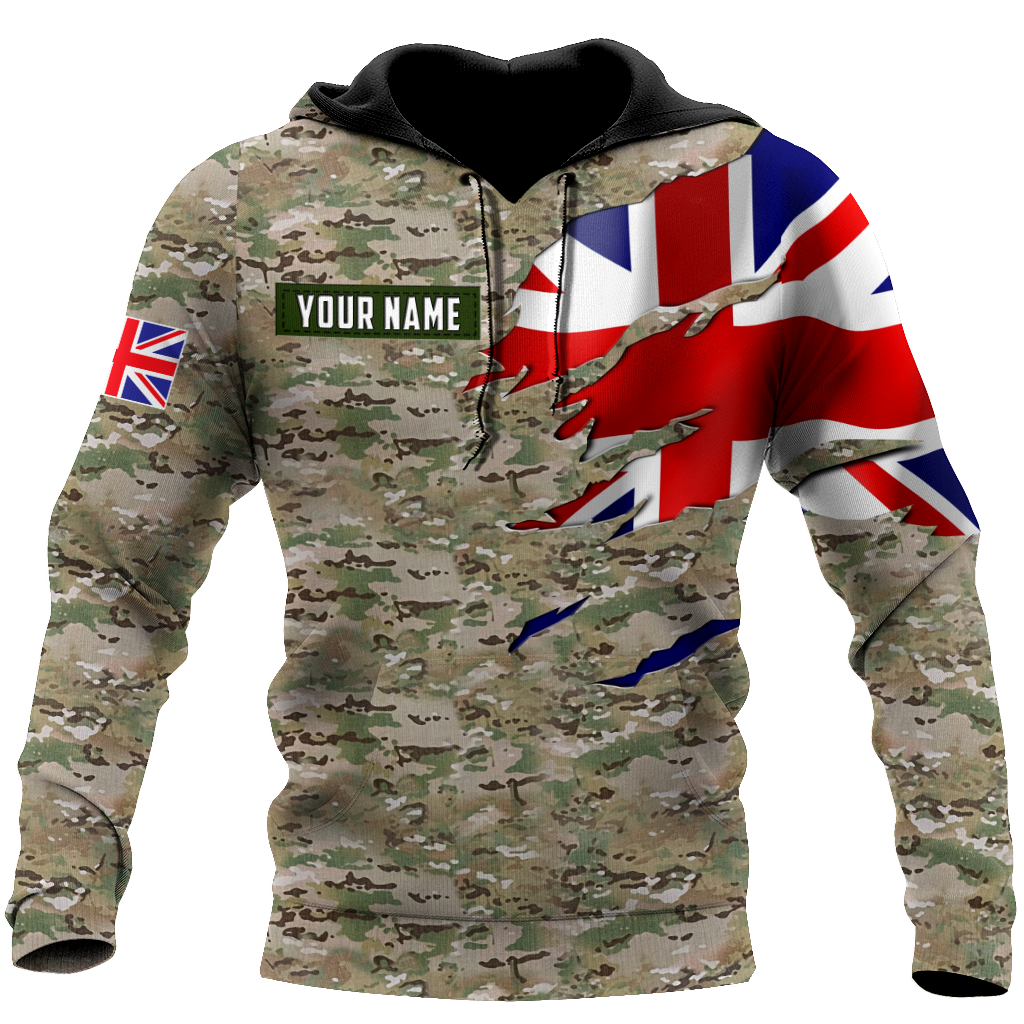 Tmarc Tee Remembrance UK in my heart Camo 3D print shirts
