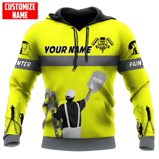Tmarc Tee Personalized Name Painter 3D All Over Printed Unisex Shirts