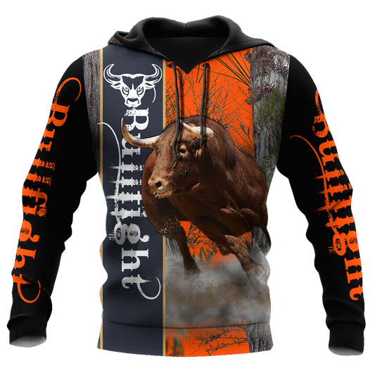 Bullfight Persionalized Your Name 3D All Over Printed Shirts