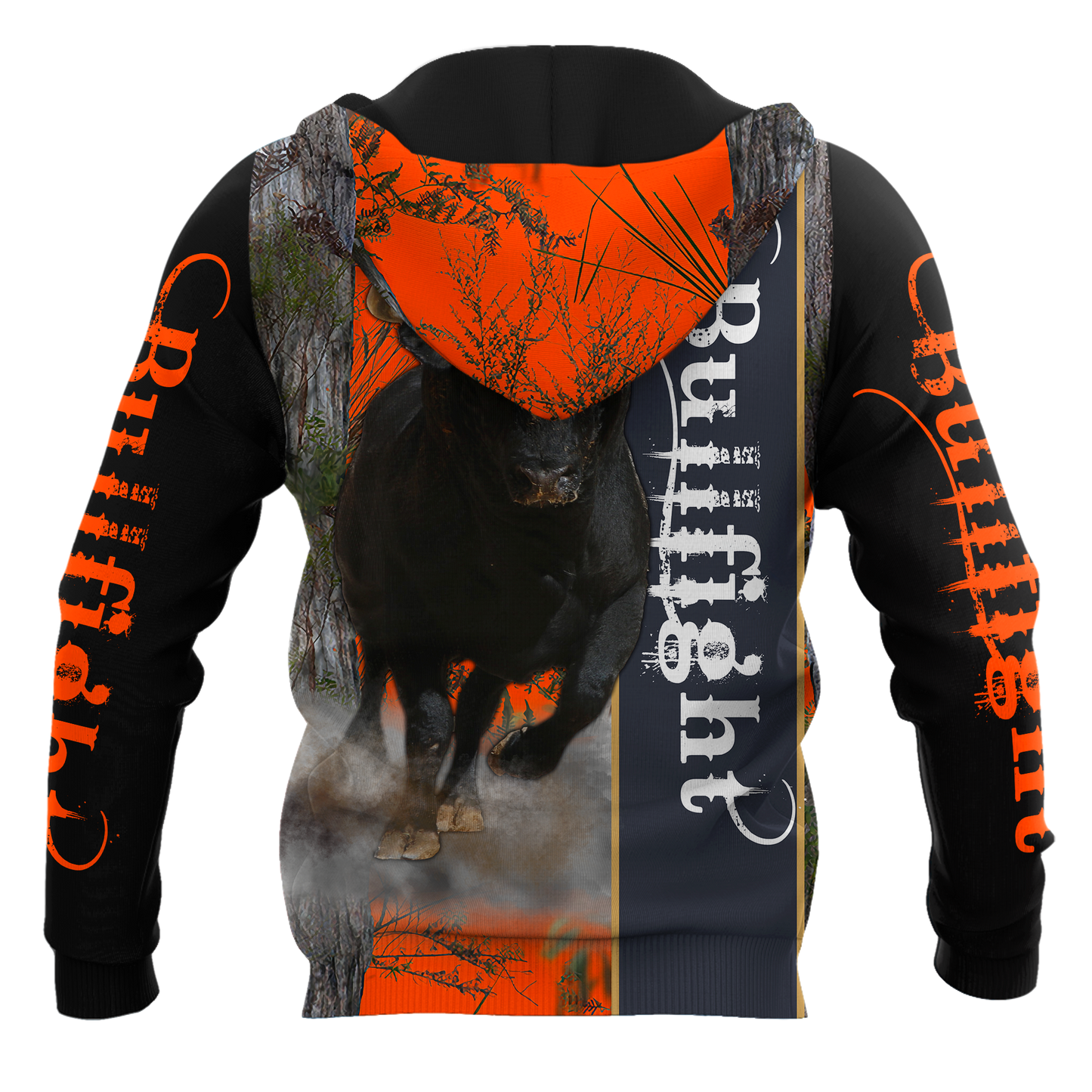 Bullfight Persionalized Name 3D All Over Printed Shirts