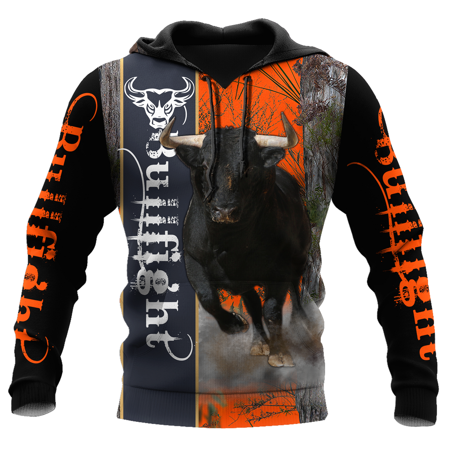 Bullfight Persionalized Name 3D All Over Printed Shirts