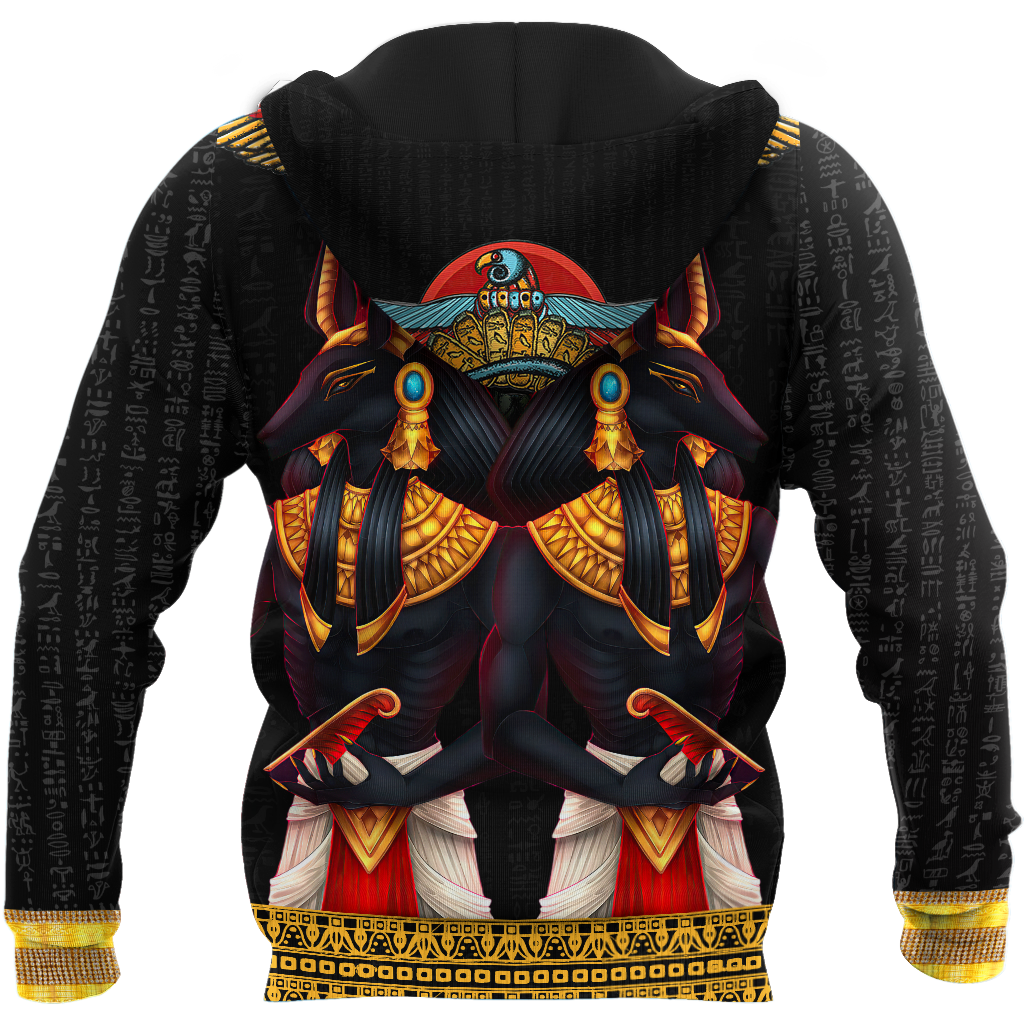 Anubis Horus eye and egyptian falcon 3D Shirts
