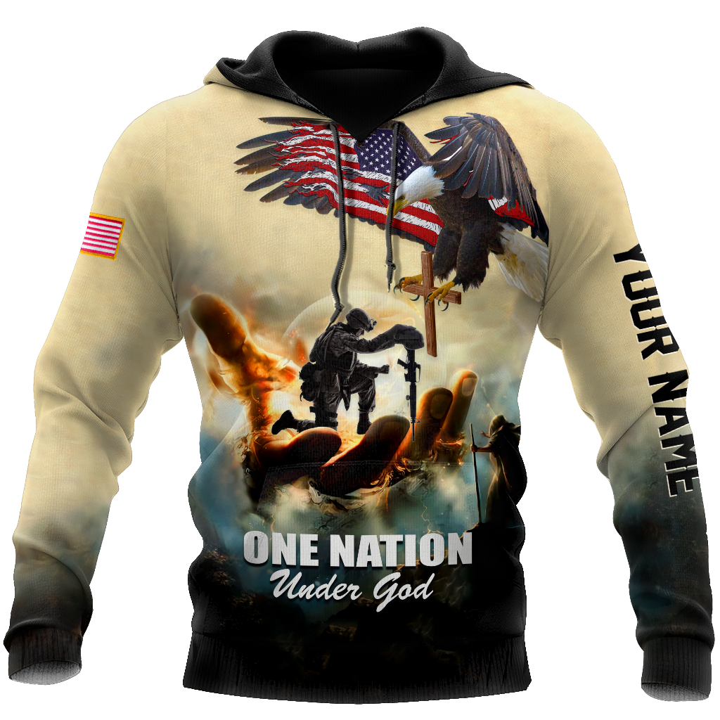 US Army Veteran Personalized name 3D All Over Printed Unisex Shirts