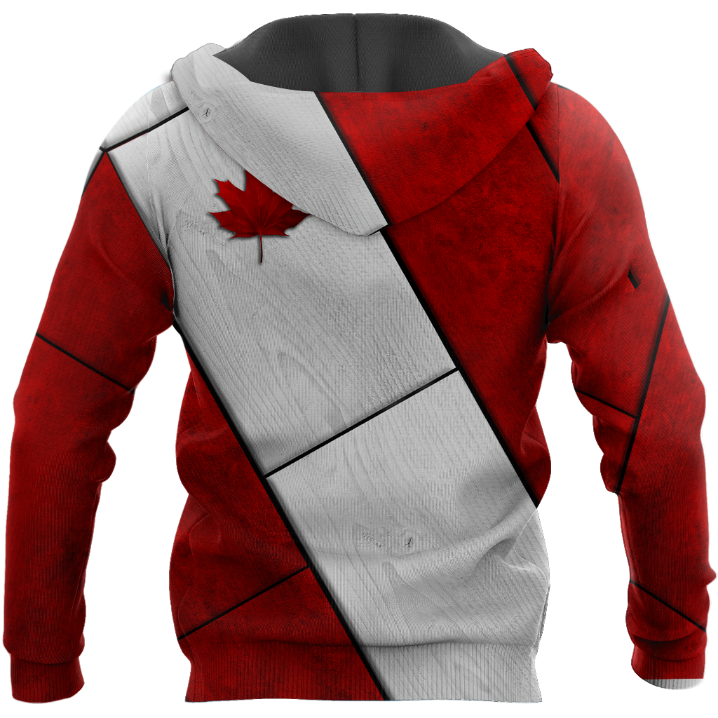 Canada Day No20 Personalized Name Pullover Premium Unisex Hoodie Maple Leaf