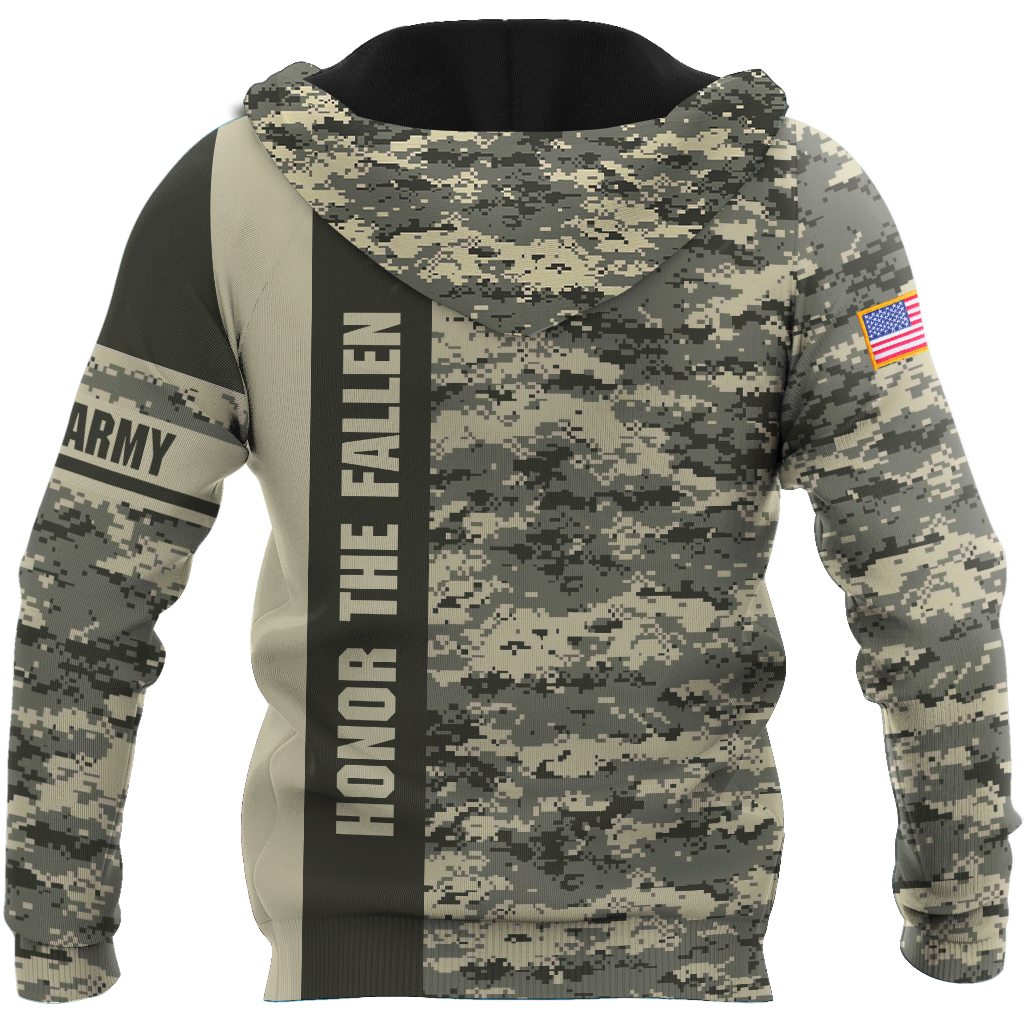 US Army Veteran Personalized name 3D All Over Printed Unisex Shirts