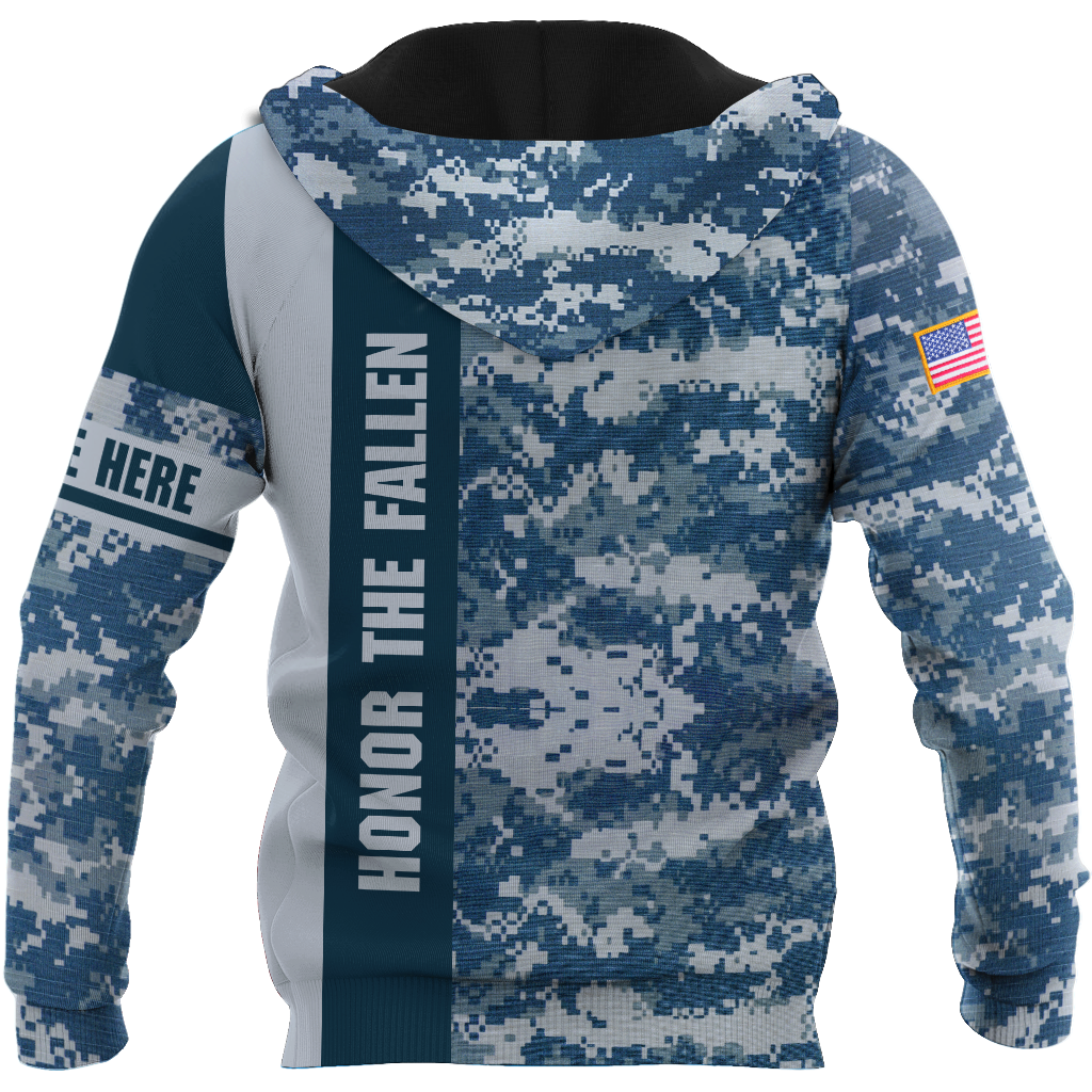 US Army Veteran Personalized name 3D All Over Printed Unisex Shirts