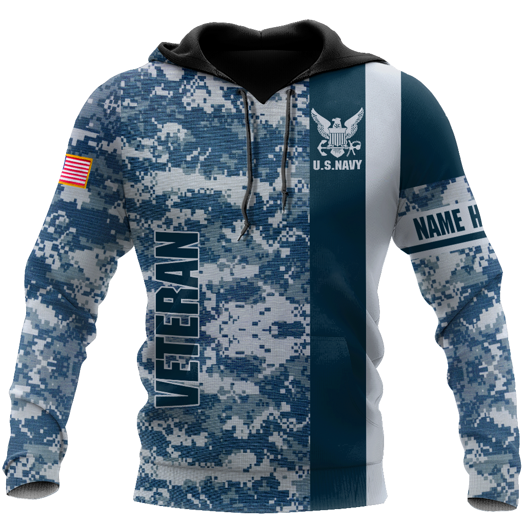 US Army Veteran Personalized name 3D All Over Printed Unisex Shirts