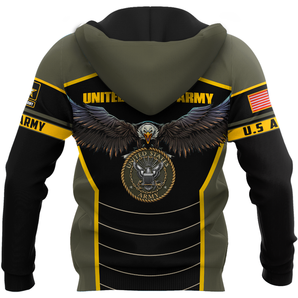 U.S Army veteran Eagle Pride design 3d print shirts Proud Military