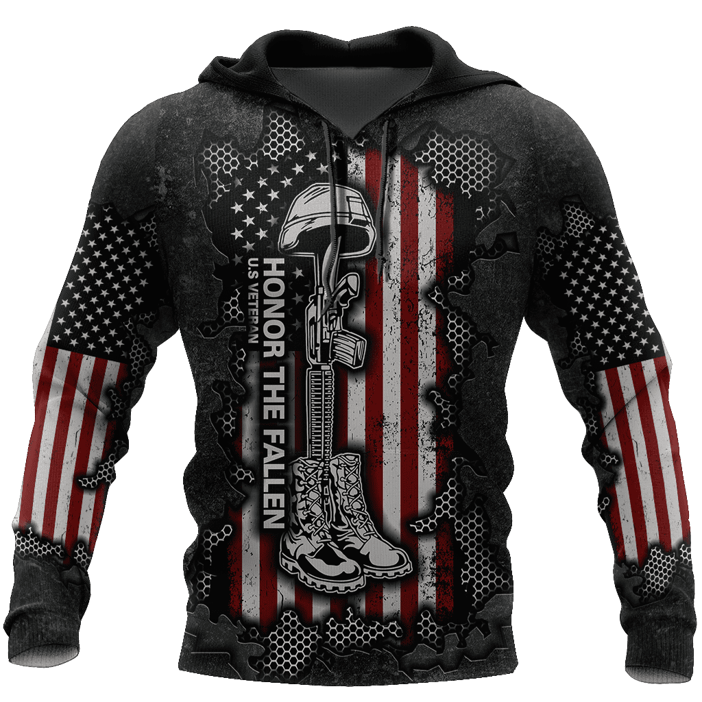 US Veteran never go away 3d printed shirts Proud Military