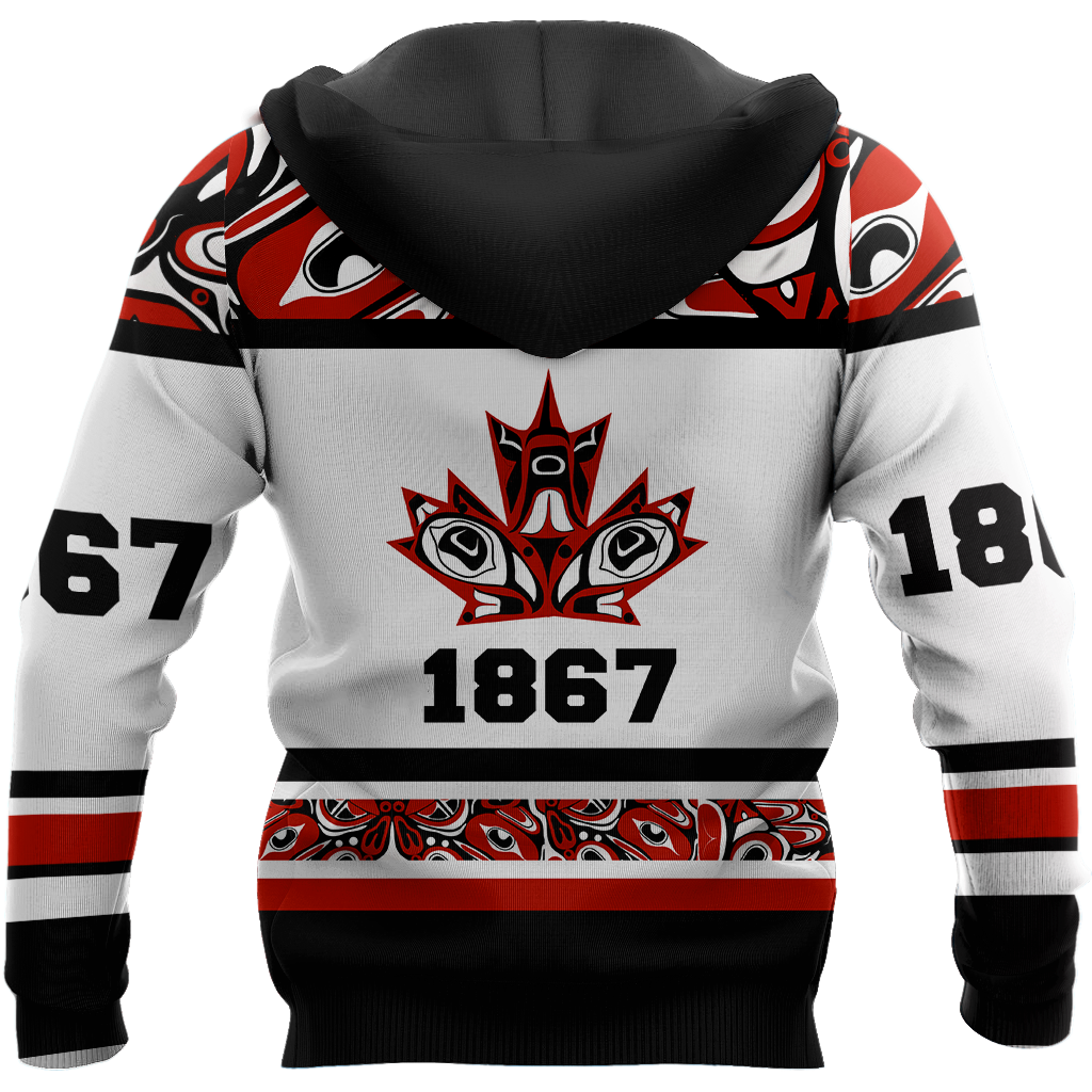 Canada Day No21 Haida 1867 Pullover Premium Unisex Hoodie