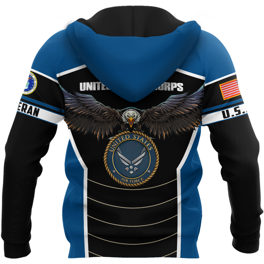 U.S Airforce veteran Eagle Pride design 3d print shirts Proud Military