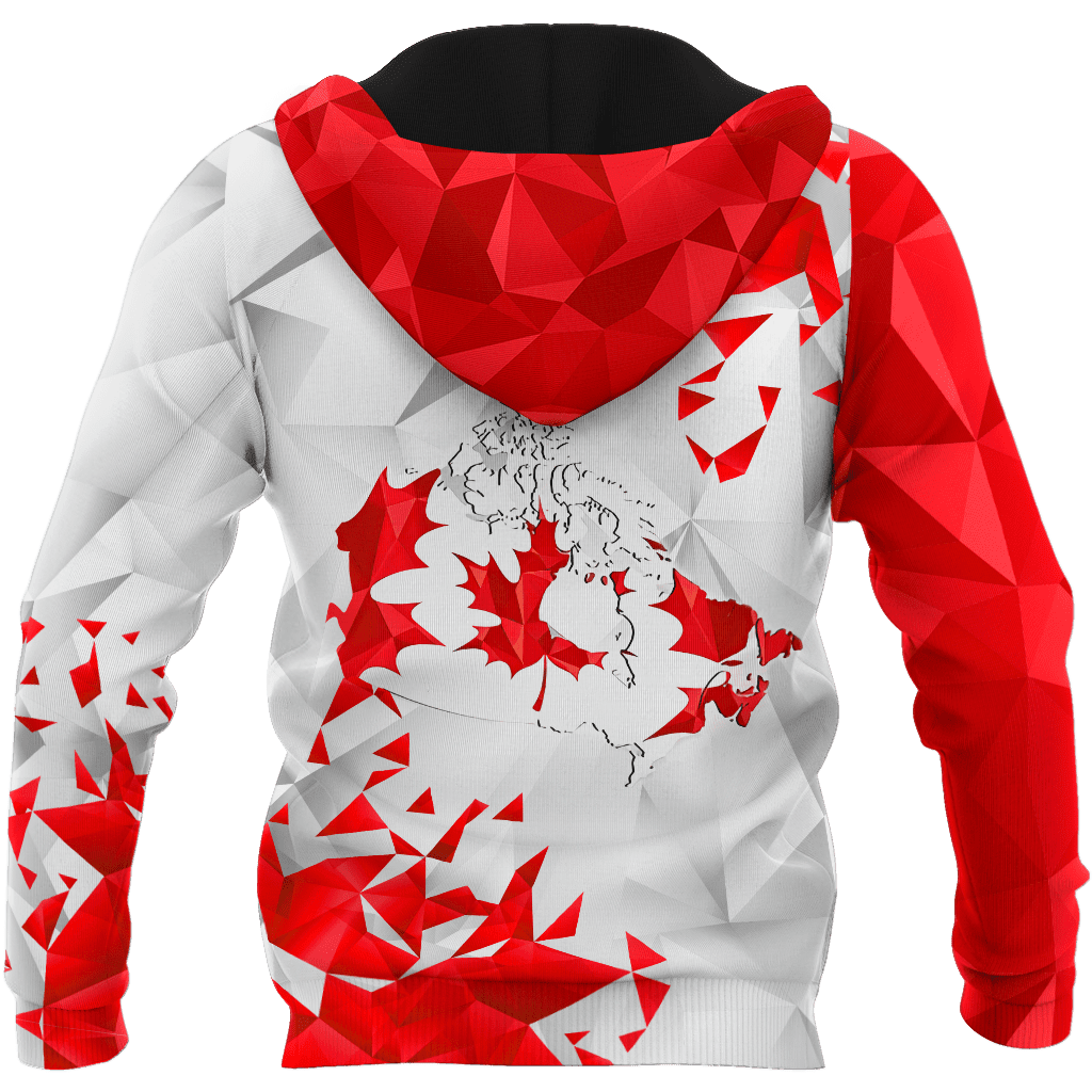 Canada Day No25 Premium Unisex Hoodie Maple Leaf