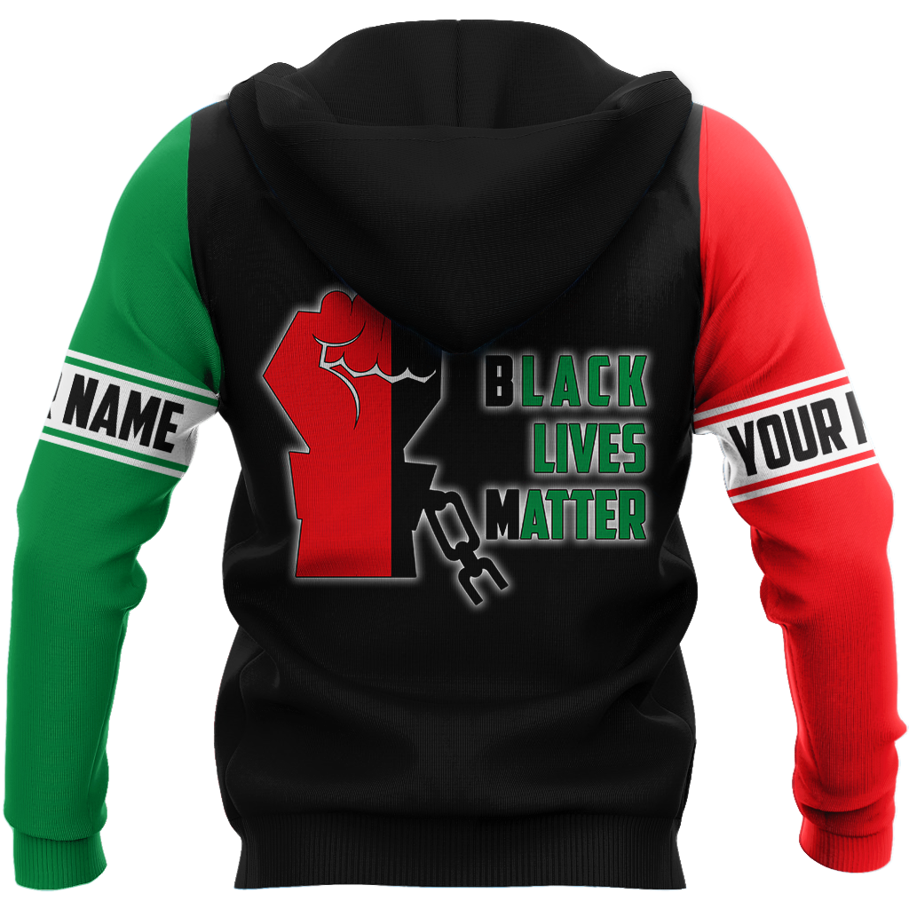 African American Persionalized Your Name 3D All Over Printed Shirts JJ21052101 KT