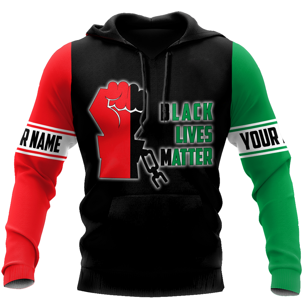 African American Persionalized Your Name 3D All Over Printed Shirts JJ21052101 KT