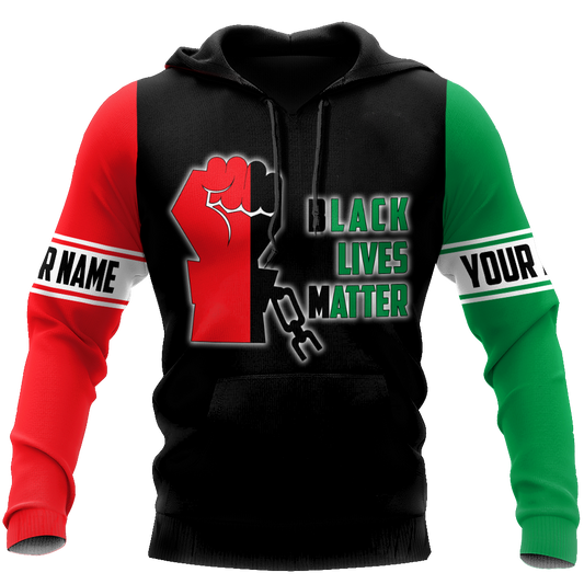 African American Persionalized Your Name 3D All Over Printed Shirts JJ21052101 KT