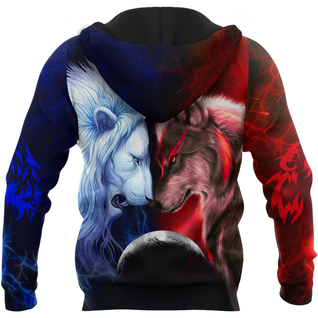 Wolf and Lion 3D All Over Printed Shirts For Men and Women
