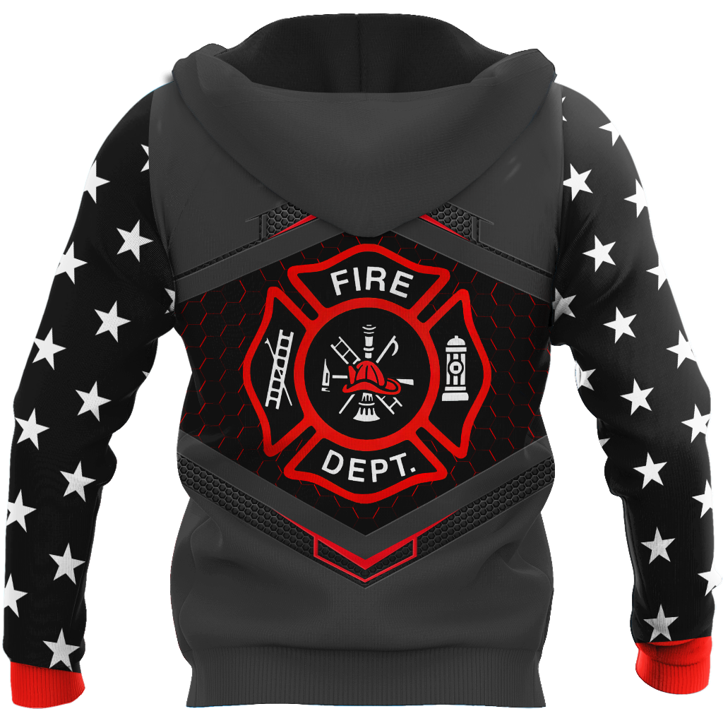 Customize Name Firefighter Hoodie For Men And Women MH22032102