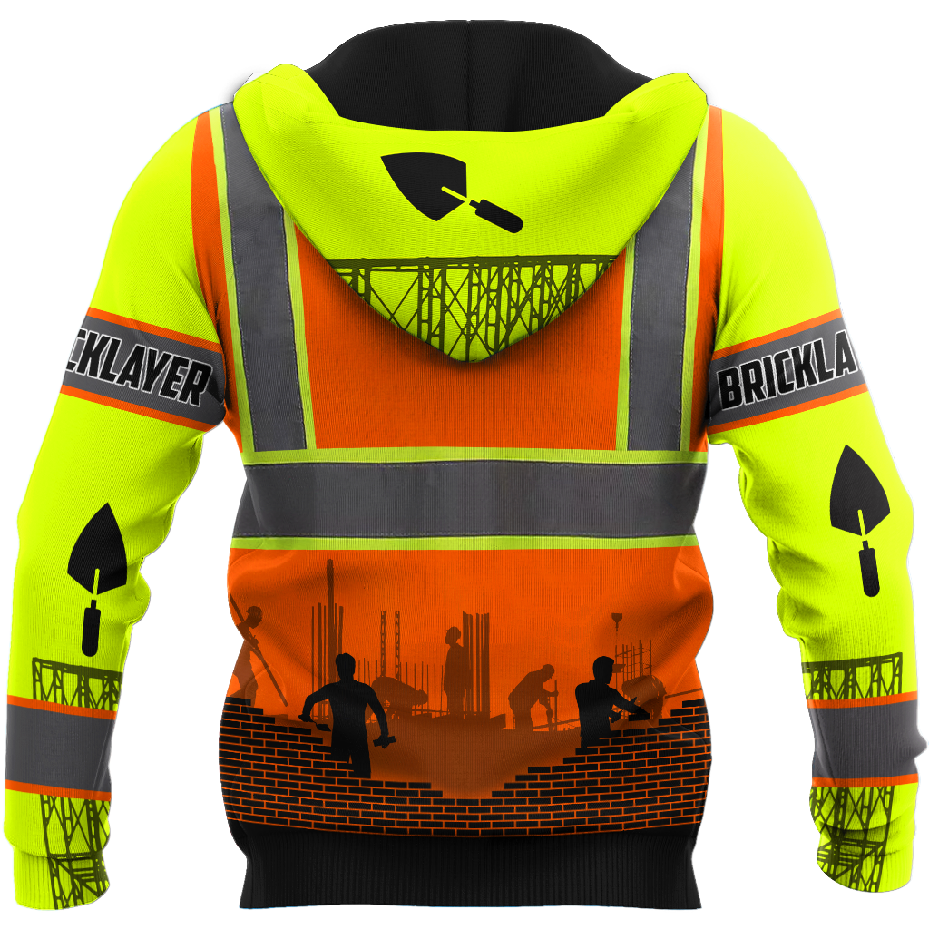 Bricklayer Safety Custom Name 3D All Over Printed Shirts