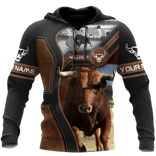 Bullfight Persionalized Your Name 3D All Over Printed Shirts JJ24052101 KT