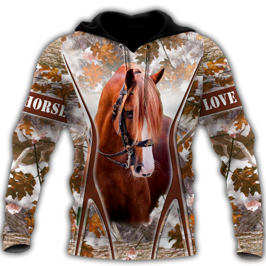 Beautiful American Quarter Horse 3D All Over Printed Shirts For Men And Women NTN24122002CL