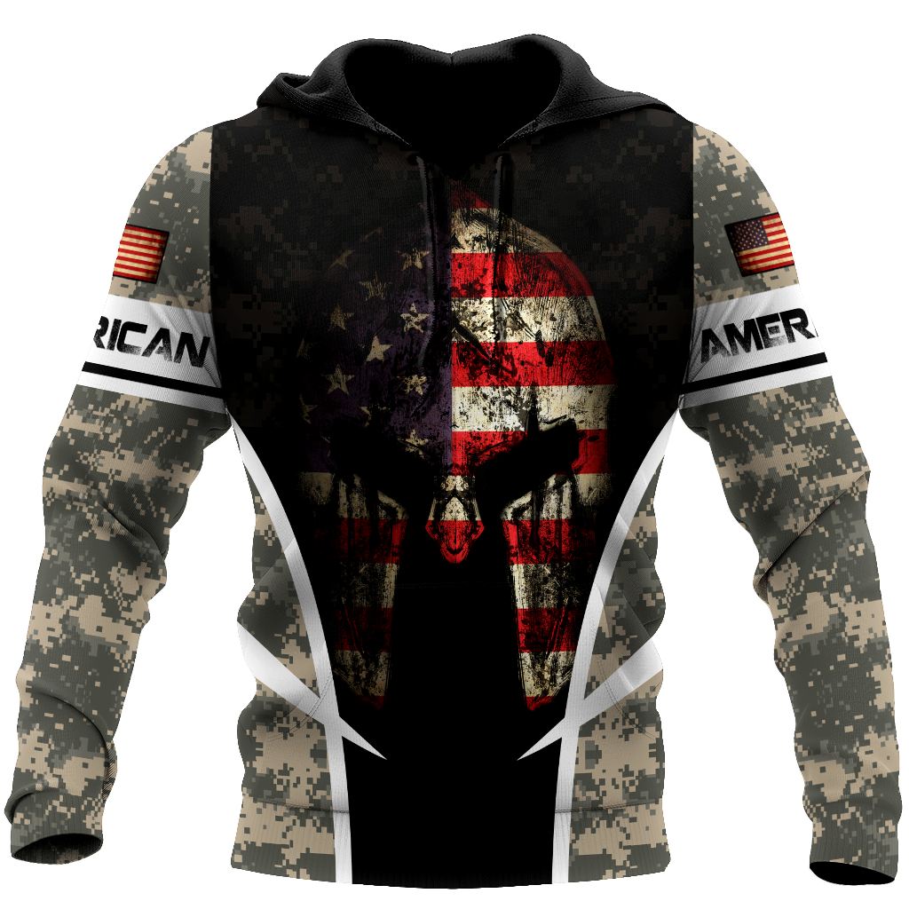 American 3D Over Printed Unisex Deluxe Hoodie ML MH25052102