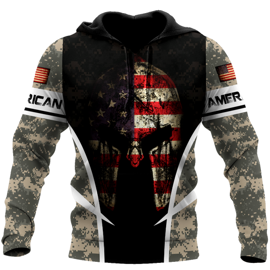 American 3D Over Printed Unisex Deluxe Hoodie ML MH25052102