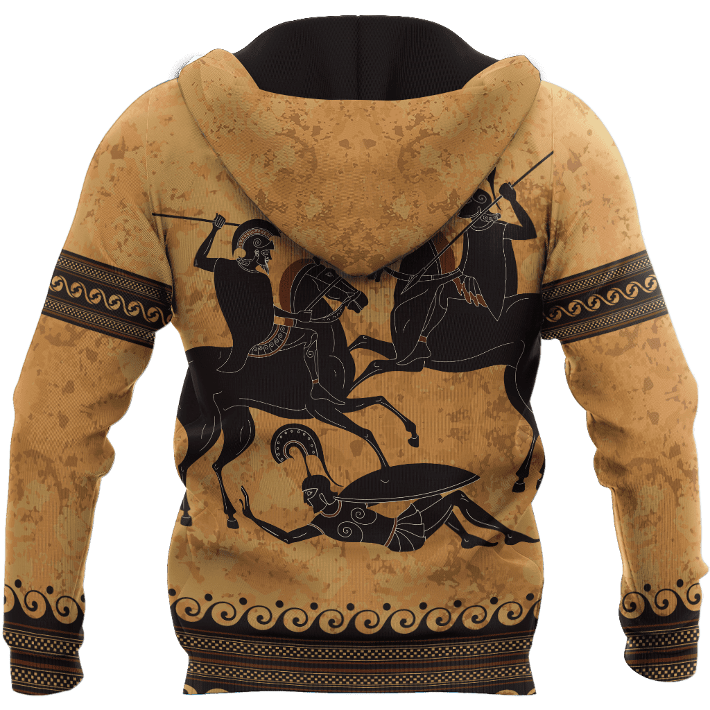 Ancient greece warrior Greek Mythology 3D print shirts