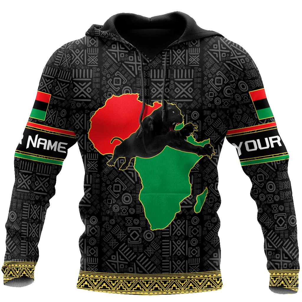 African American Persionalized Your Name 3D All Over Printed Shirts JJ26052103 KT
