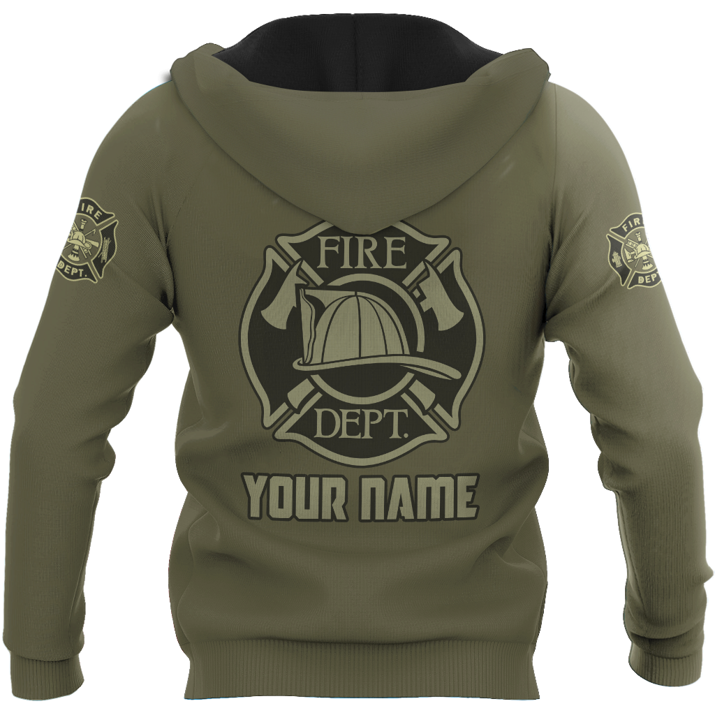 Customize Name Firefighter Hoodie For Men And Women MH27042101