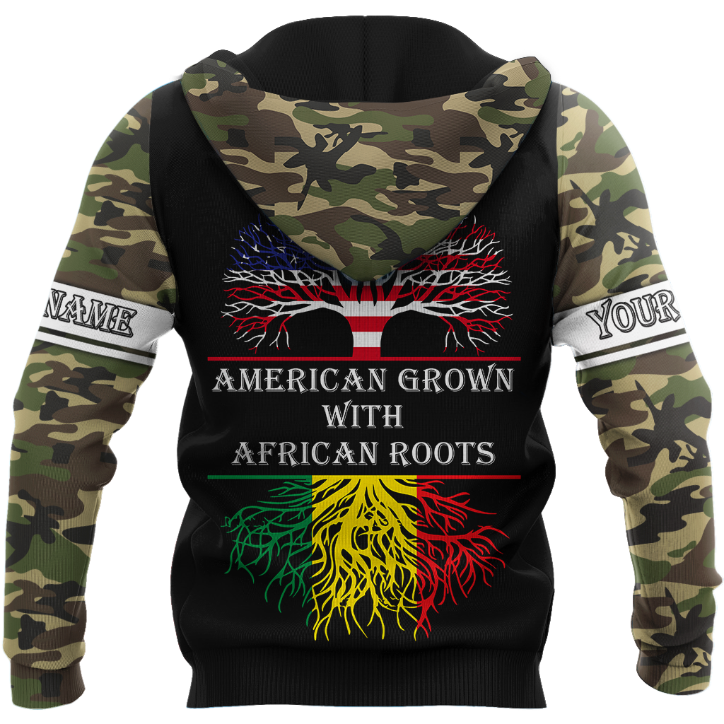 African American Persionalized Your Name 3D All Over Printed Shirts JJ26052105 KT