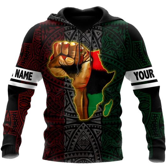 African American Persionalized Your Name 3D All Over Printed Shirts JJ27052101 KT