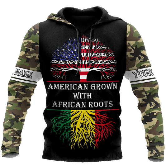 African American Persionalized Your Name 3D All Over Printed Shirts JJ26052105 KT