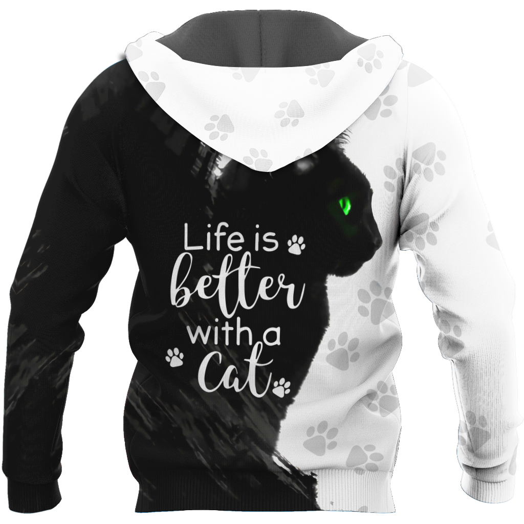 Black Cat 3D All Over Printed Shirts