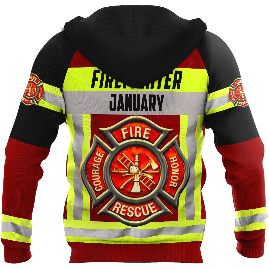 January Firefighter Hoodie For Men And Women MH28012101