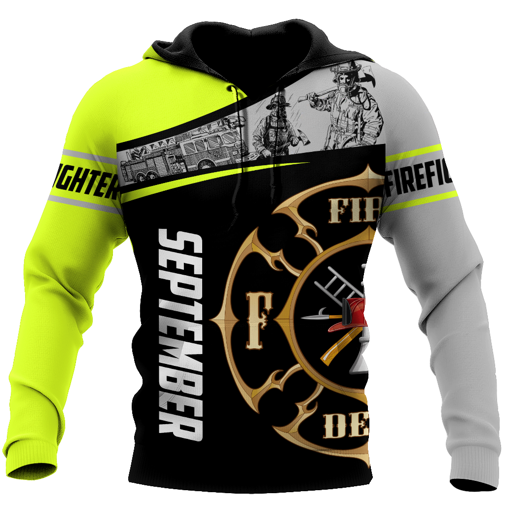 September Firefighter Hoodie For Men And Women MH28012121