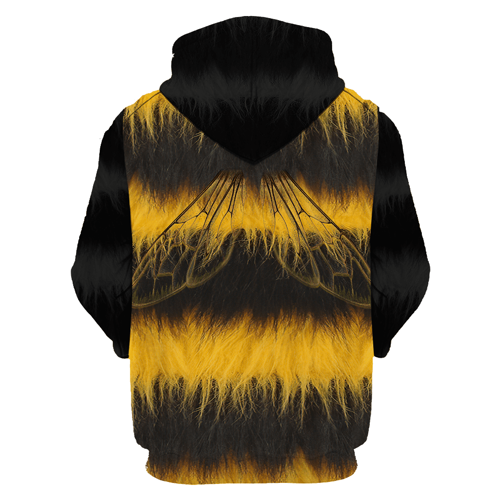 Bee No1 Cosplay 3D Over Printed Unisex Deluxe Hoodie ML