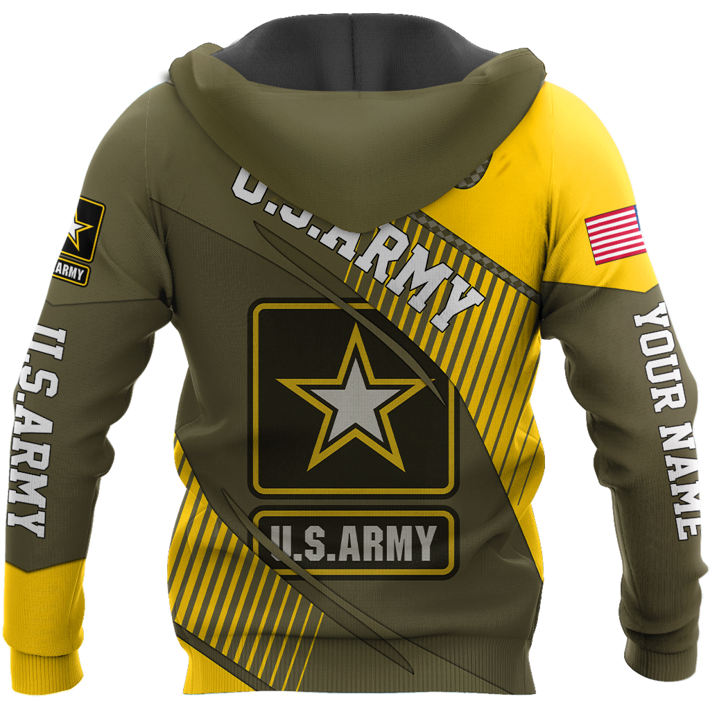 American US Army Personalize 3D All Over Unisex Hoodie