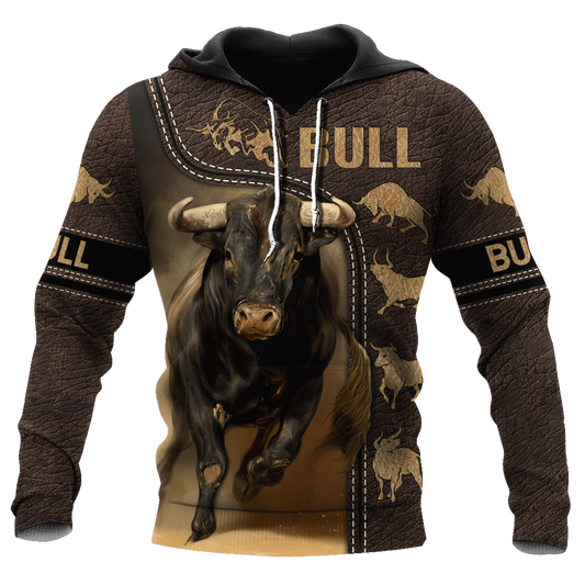 Bull 3D All Over Printed Shirts Pi08032102