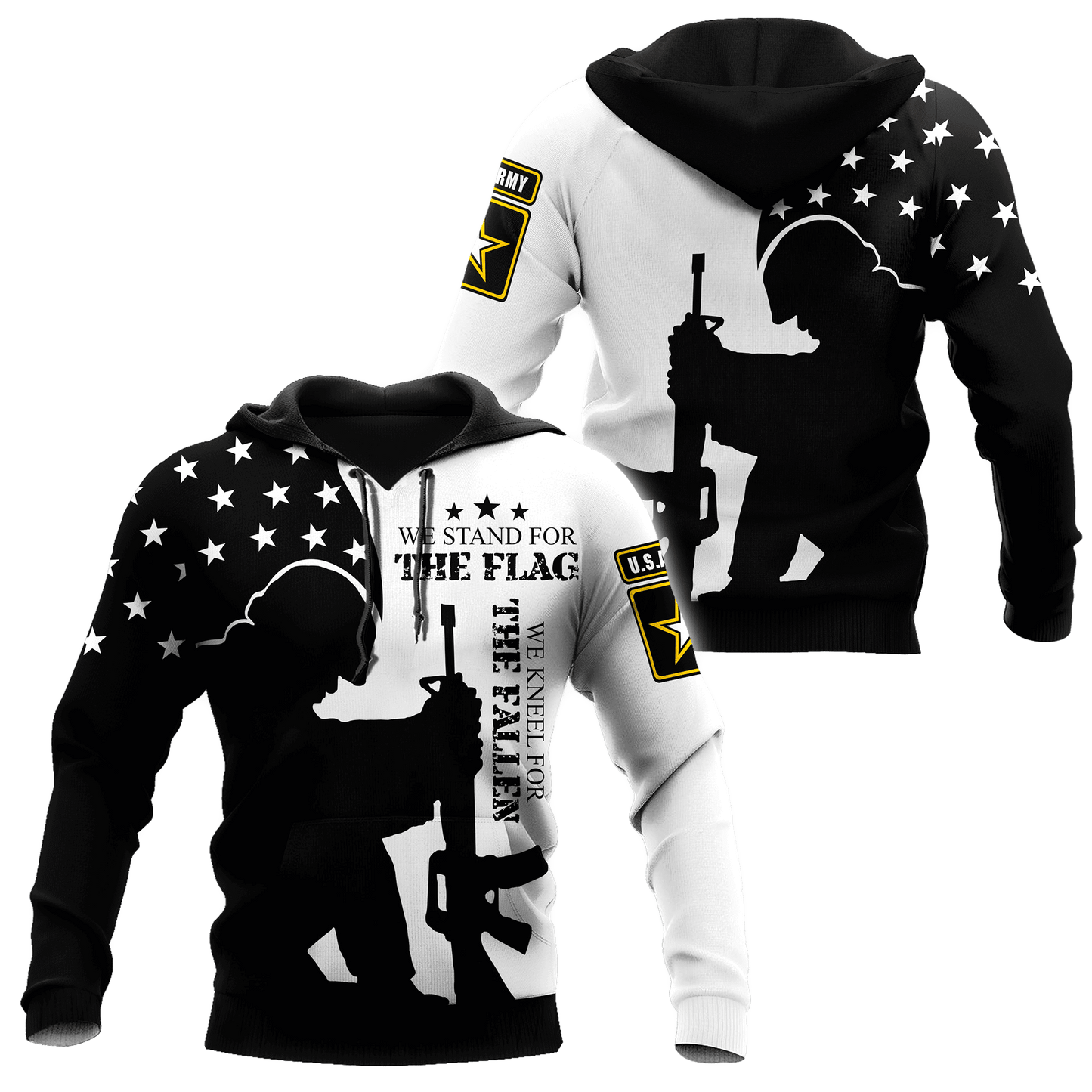 We Stand For The Flag - US Army 3D All Over Printed Shirts