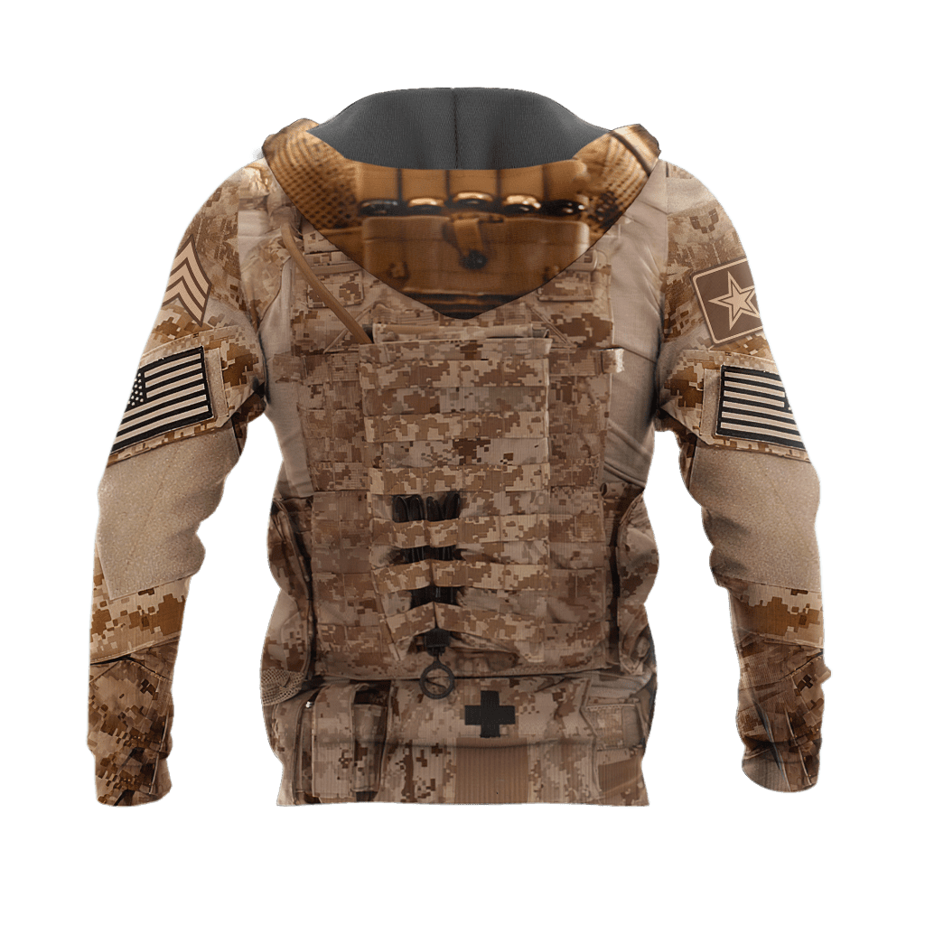 US Army Veteran Camo 3D All Over Printed
