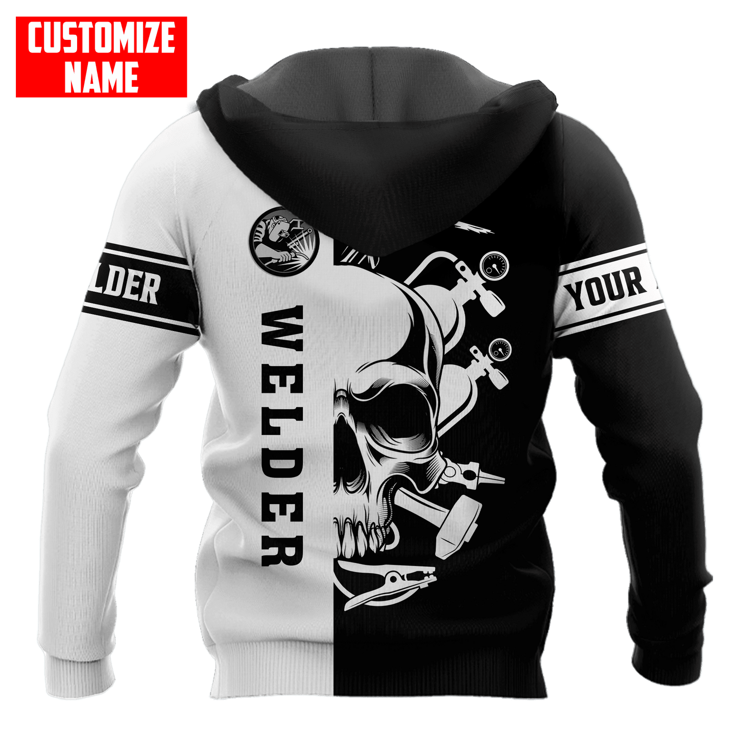 Tmarc Tee Personalized Welder Apparel Skull Welding