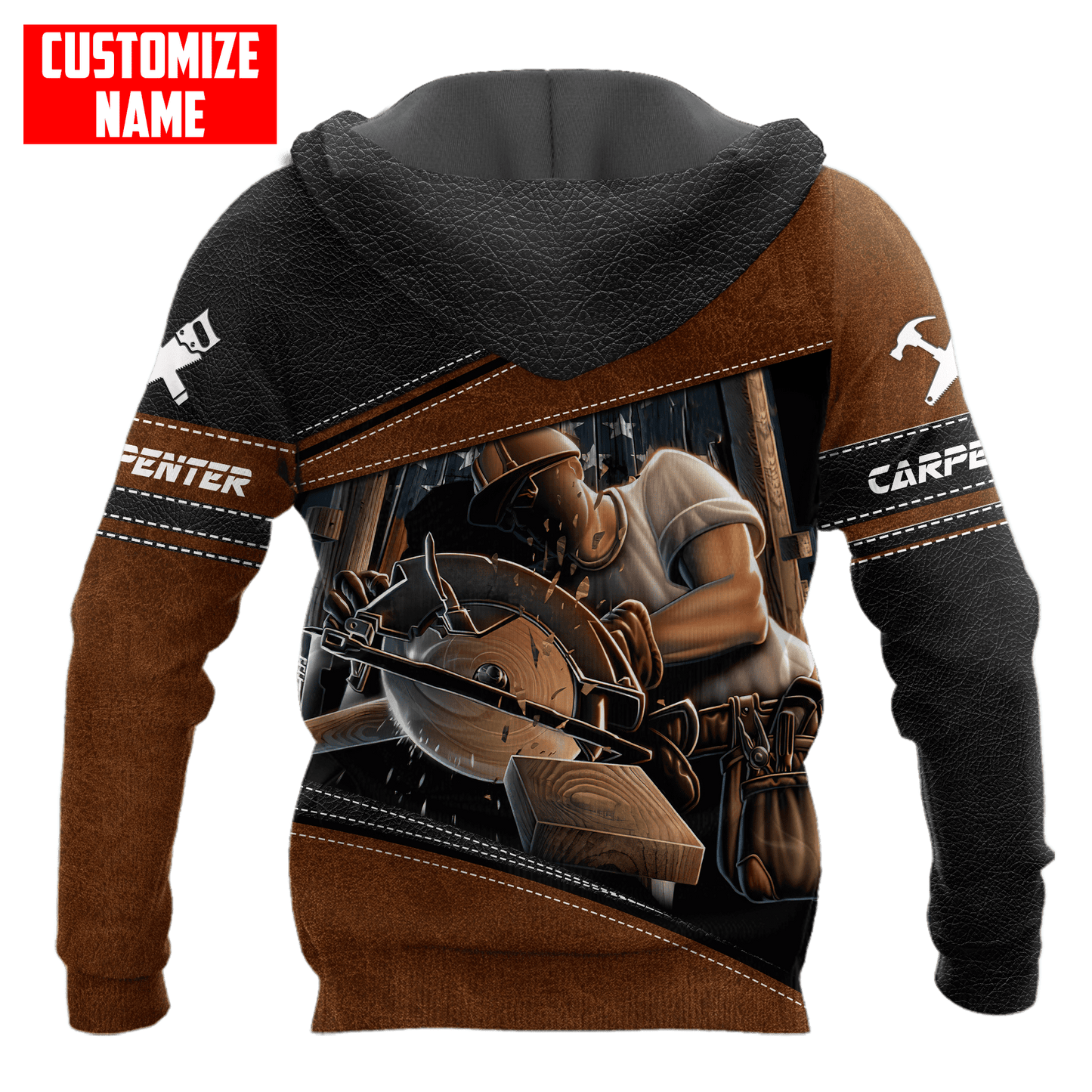 Tmarc Tee Personalized Name Carpenter 3D All Over Printed Unisex Shirts Ver 6